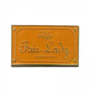 Hoge kwaliteit aangepaste merk mode matte afwerking metalennaam label zijden afdrukken aluminium business visiting kaart voor eigen logo