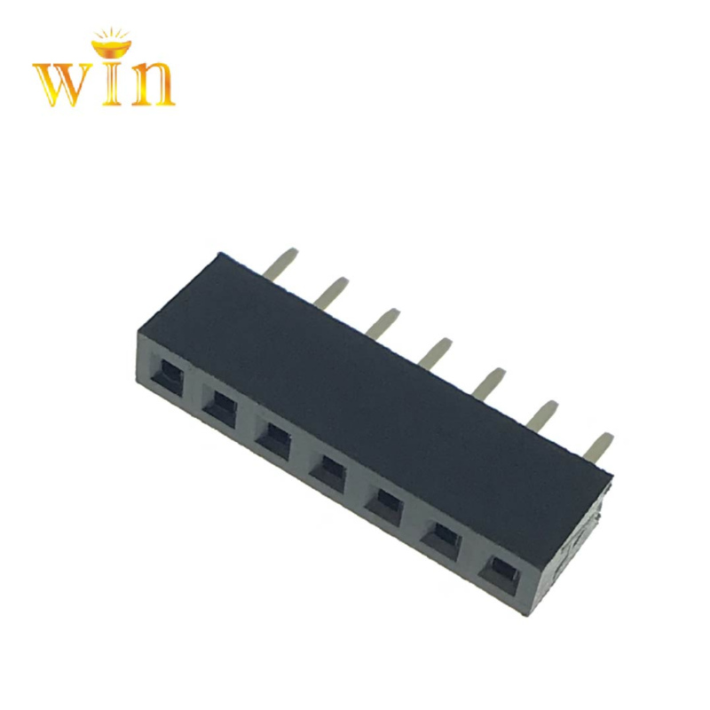 2.54mm 1x7P Single Row Vrouwelijke Socket Header