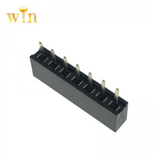 2.54mm 1x7P Single Row Vrouwelijke Socket Header