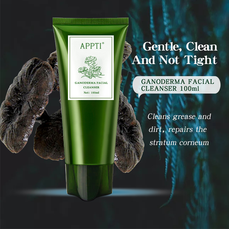 Private Label Anti Acne Aloë Vera Face Wash Facial Cleanser Ganoderma Essence Fash Wash