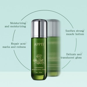 OEM/ODM Natuurlijke Organische Ganoderma Toner Huidverzorging Whitening Hydraterende Ganoderma Lucidum Extract Revitaliserend Essentie Water