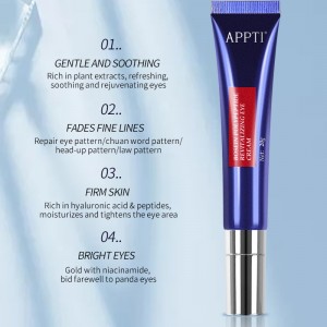 Eigen label Appti Moisturizing Anti-rimpel oogcrème Applicator Bosein Polypeptide Revitaliserende oogcrème