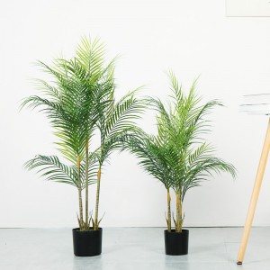 Hot koopnep groene planten plastic kunstmatige palmboom kunstmatige planten Phoenix palmboom met pot voor huisdecoratie