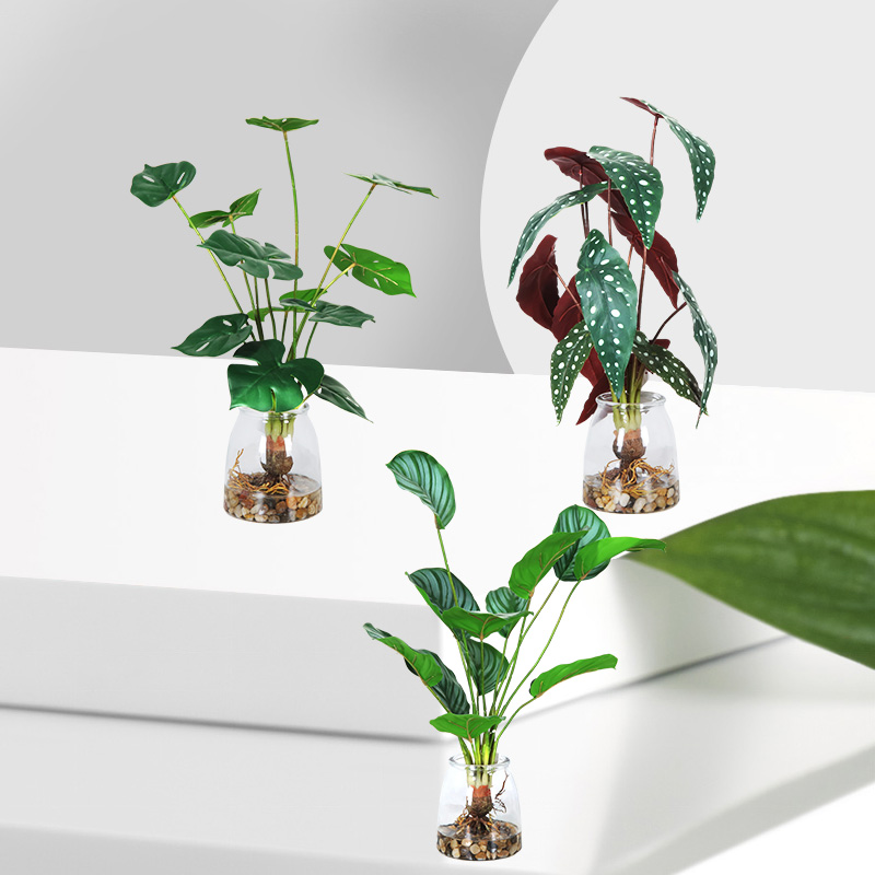 Nieuw ontworpen warme verkoop hoge kwaliteit groothandel kunstmatige potplanten kunstmatige groene decoratieve