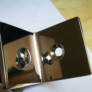 90 graden douchekamer Badkamer glazen deur vierkante clip