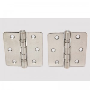 HN004 (2 pack) 3,5 inch x3,5 inch scharnieren afgerond 1/4 inch Raidus standaard residentiële slaapkamer deur scharnier