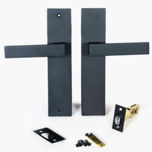 6203 Moderne zinklegering Voordeurgreep Lock Entry Entry Sets Voordeur Slotset