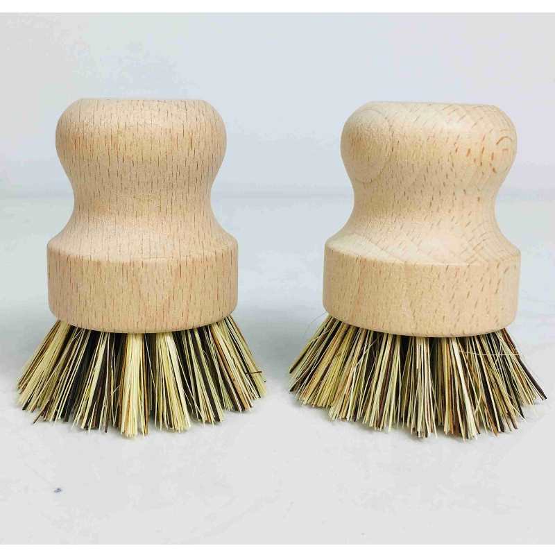 Handgemaaktenatuurlijke houten keukenborstel