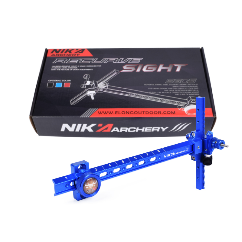 Nieuwe recurve boog zicht