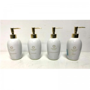Klassieke keramische vloeibare zeep lotion shampoo dispenser badkamer accessoires