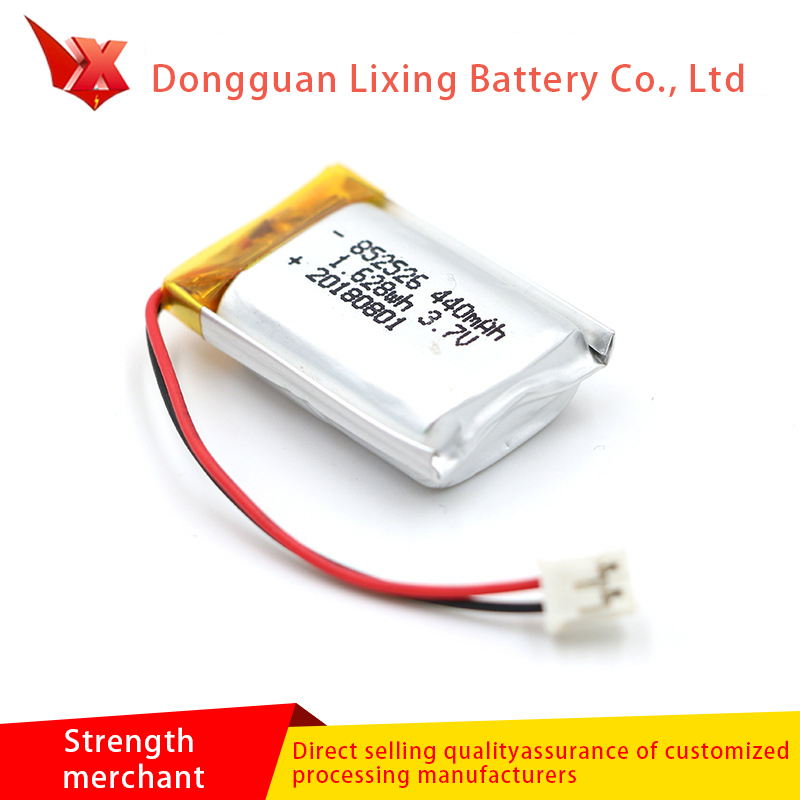 Batterijfabrikant met UN38 3 Verslag 852526 Lithiumbatterij 440mAh Speciale batterij voor leuke producten