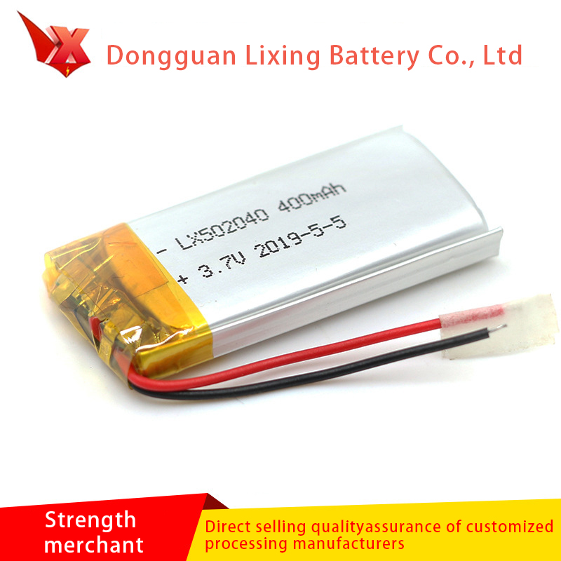 Grote toevoer van lithiumbatterij 502040 3.7V Adult supplies batterij Walkman Backup Power 400mAh