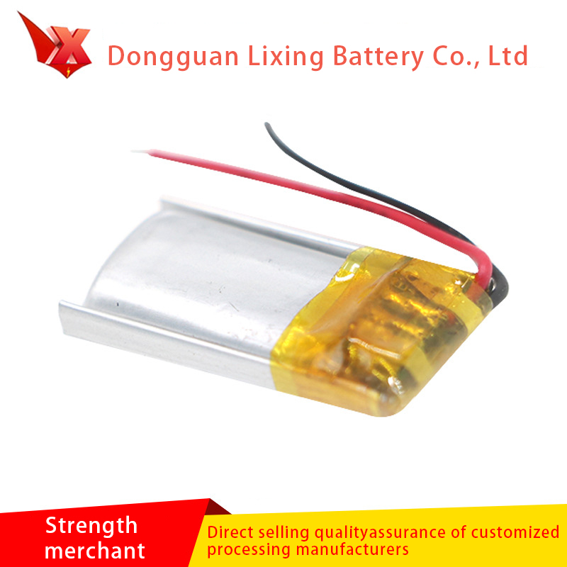 De fabrikant levert 401220-3.7V zachte pack lithium ion polymeer batterij en 60mAh aangepaste batterij voor Bluetooth-headset