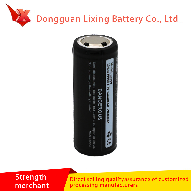 De fabrikant levert 5000 MAH polymeerbatterijnr. 2 oplaadbare batterij voor 32650 lithiumbatterij-zaklamp