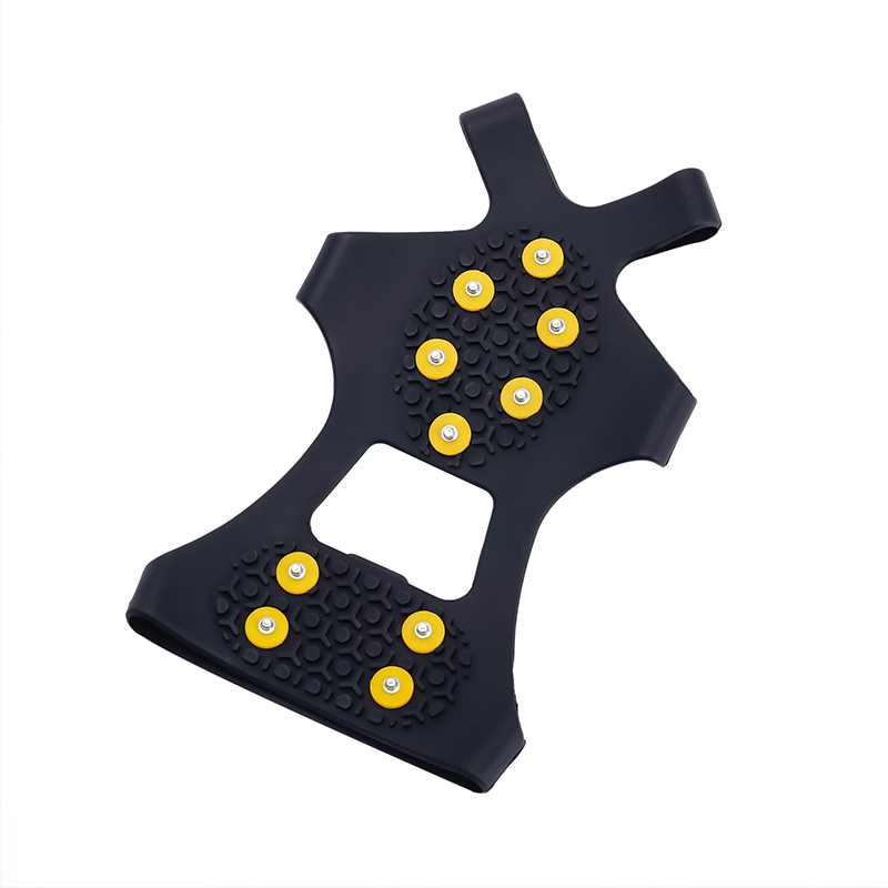 Siliconen No-Slip Cleats Crampon Studded Grips 5-tanden klimschoenen
