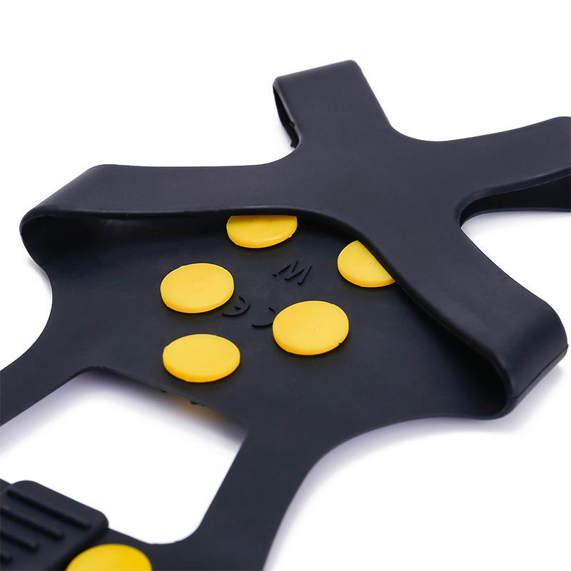Siliconen No-Slip Cleats Crampon Studded Grips 5-tanden klimschoenen