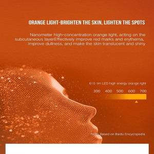 Korea ontwerp led pdt schoonheid gezicht masker professionele schoonheidssalon 3 kleuren foton PDT rode geleide gezichtslicht therapie schoonheidsmasker