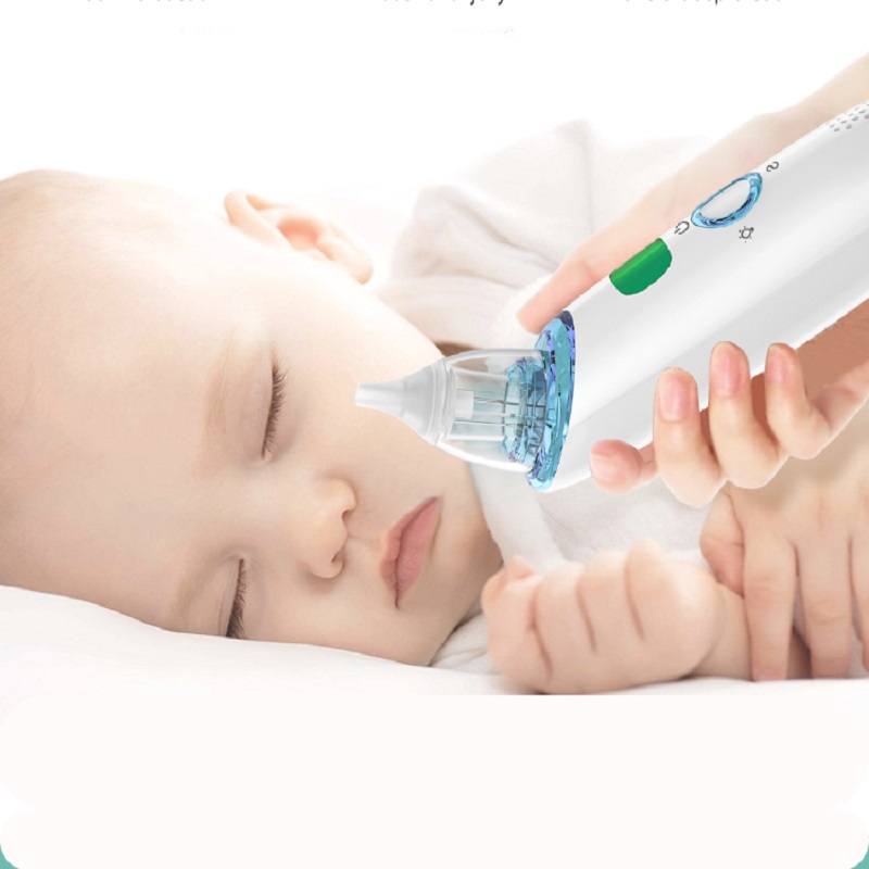 Elektrischeneuszuiging voor baby automatische snot sucker voor peuters batterij powered booger sucker voor baby's