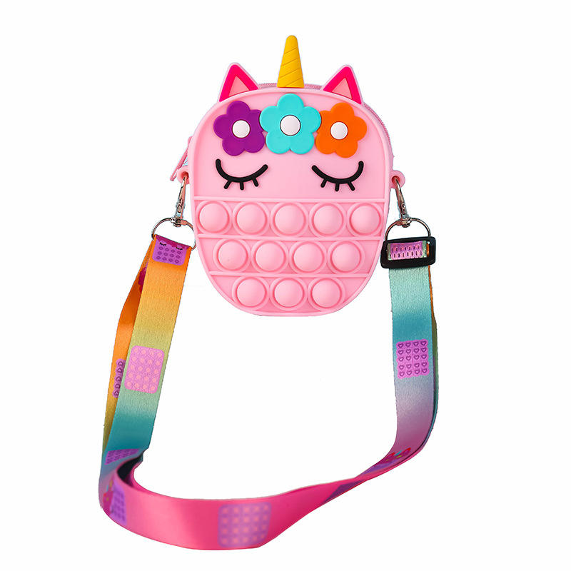Crossbody handtas siliconen schouder bubble tas