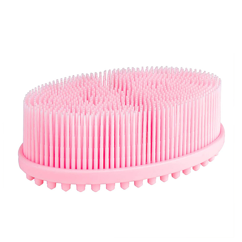 Exfoliërende siliconen body scrubber, badborstel