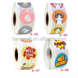 High-end en mooie aangepaste labels