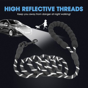 Amazon Hot Sale Heavy Duty Strong Climbing Nylon Touw Reflecterende Dog Leash Pet Lead