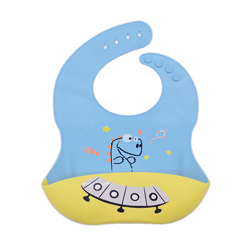 Aangepaste Soft Silicone Baby Bibs voor het eten