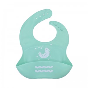 Aangepaste Soft Silicone Baby Bibs voor het eten
