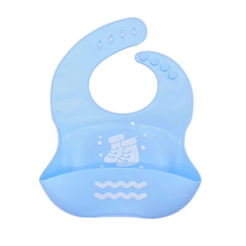 Aangepaste Soft Silicone Baby Bibs voor het eten