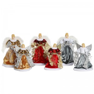 23 ~ 40 cm Kerst engel ornamenten decoraties boom top figurines collectie pop xmas festival xmas vakantie kerstserie