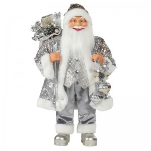 30 ~ 110 cm Christmas Standing Santa Claus Ornament Decoratie Festival Vakantie Beeldje Collectie Traditionele Kerstmis