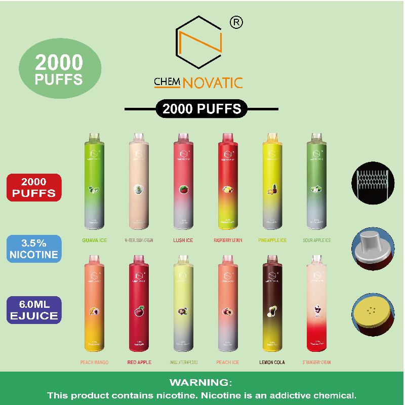 Novatic 2000puffs Disapeerbaar