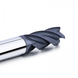 Tungstencarbide CNC-gereedschap 4 Platfluit freessnijder 45 graden eindmolen voor koolstofstaal
