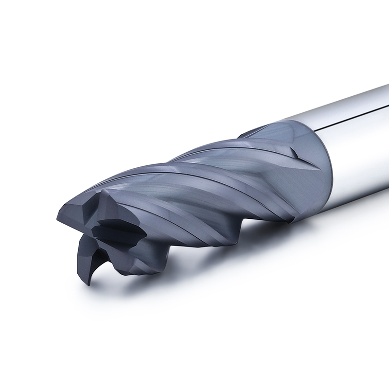 Tungstencarbide CNC-gereedschap 4 Platfluit freessnijder 45 graden eindmolen voor koolstofstaal
