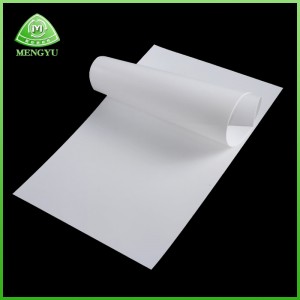 Frosted PP Sheet Polypropyleen Plastic Film Verpakking Partitie Voedsel Apparaten Hoge Taaiheid Vlam Vertragende Hittebestendigheid