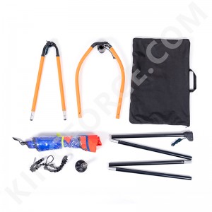 Freeride windsurf zeil, hausse, uphaul windsurfen, mast extensie en basis