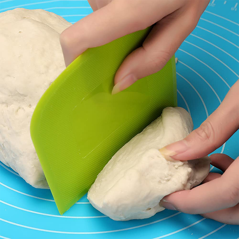 Flexibele schraper voor brood Cake Pizza Cutter Bank Scraper-Food, Kitchen Scraper