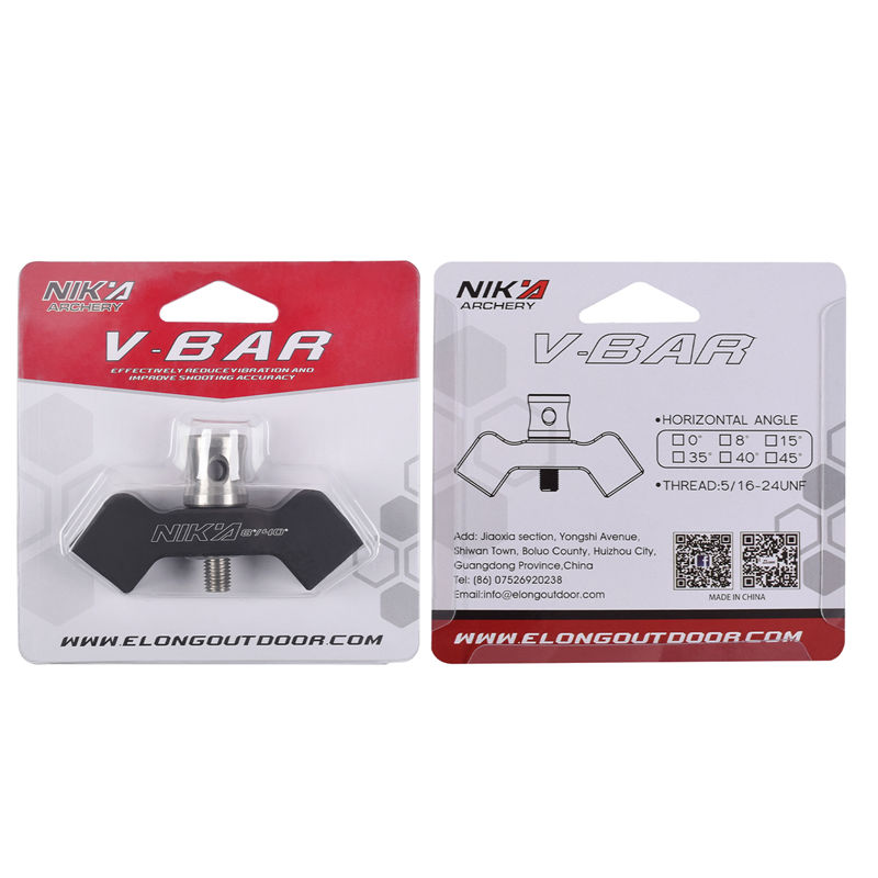 NIKA BOCKERY 240030-03 Grootte 8Degree 40Degree Boogschieten Recurve Boogstabilisator V-Bar