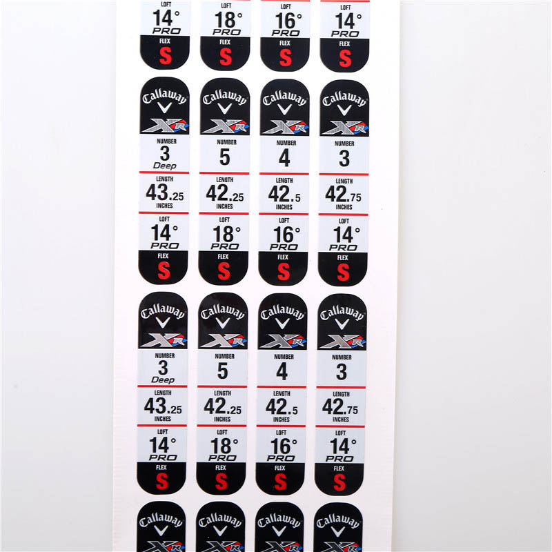 Golfclub Aangepaste labels