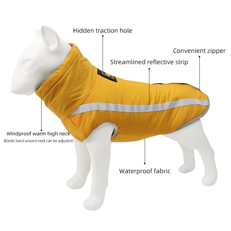 Lage MOQ kosten betaalbare klassieke versie hond regenjas hondenkleding