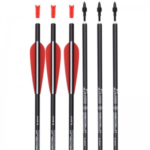 Elongarrow 116048 20 inches 7.62 * 8.8mm Rollfiberglassbouten voor kruisboog Outdoor Jagen