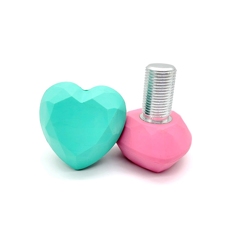Factory Direct Sale Aangepaste Hart Diamant Vorm Verstelbare Teen Stop Rol Skate Pure Color
