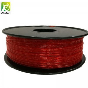 Pinrui 3D-printer 1.75mm PLA Glanzende mousserende glitter filament voor 3D-printer
