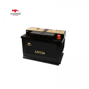 Auto batterij 12v72a