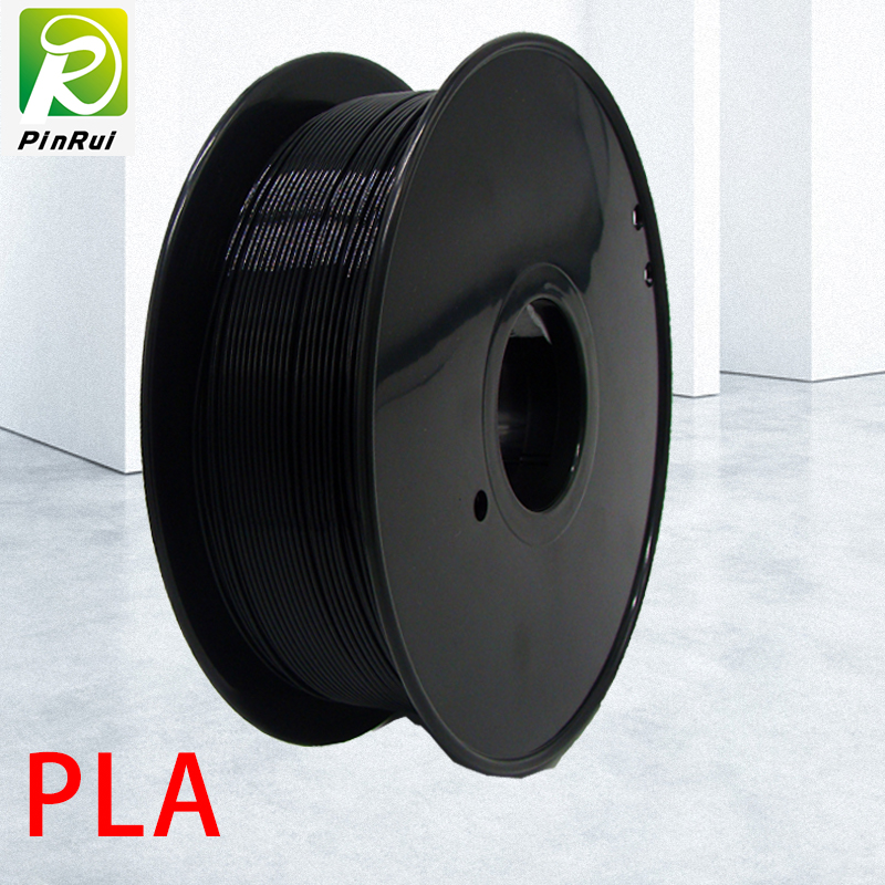 Pinrui Hoge kwaliteit 1kg 3D PLA-printer filament zwarte kleur