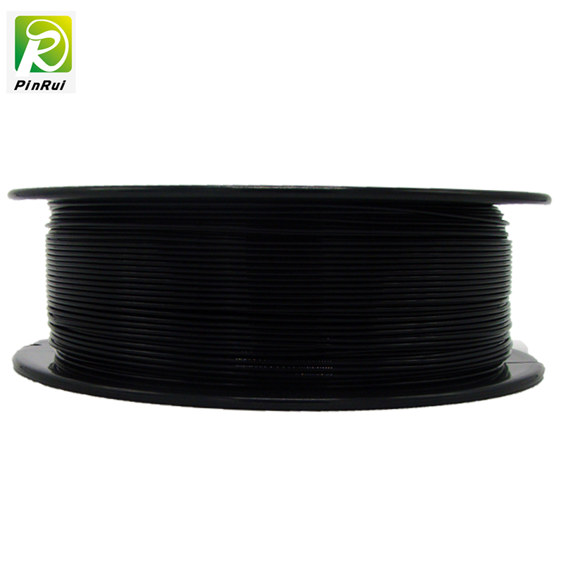 Pinrui Hoge kwaliteit 1kg 3D PLA-printer filament zwarte kleur