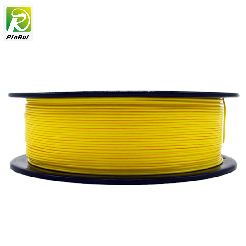 Pinrui Hoge kwaliteit 1kg 3D PLA-printer filament gele kleur