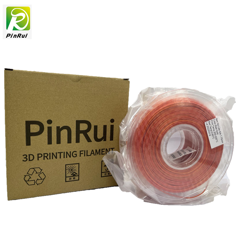 Pinrui Hoge kwaliteit rood-gouden regenboog 1.75mm 3D-printer PLA-gloeidraad