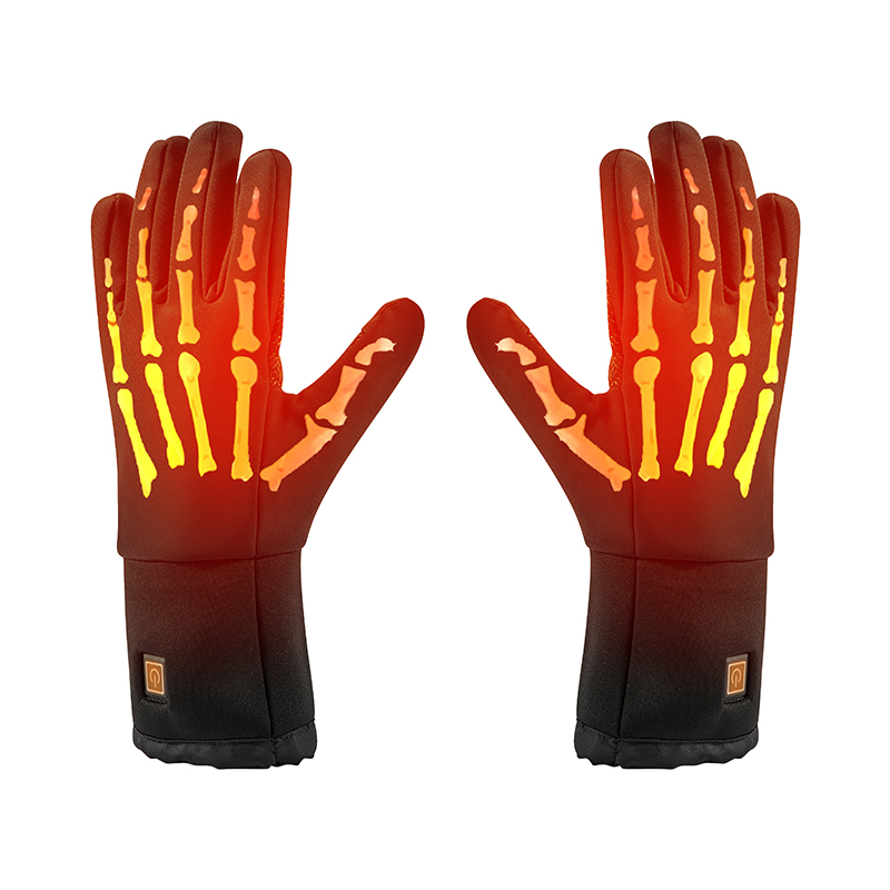 Elektrische waterdichte warme handschoenen voor skiën, verstelbare temperatuurbatterijverwarming handschoenen voor mannen/women