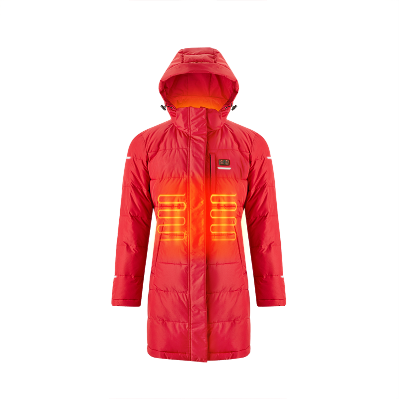 Amazon Hot Sale Lightweight Down Jacket, Stand Collar Verwarmde winterjas